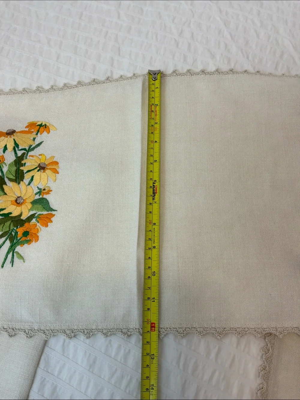 Vintage Hand Embroidered Napkins and Placemats Set
